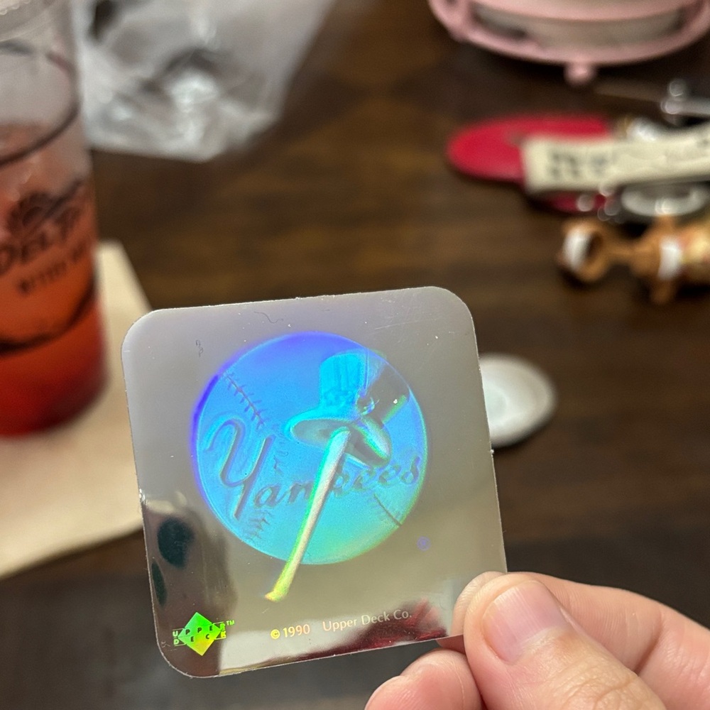 Upper Deck Yankees Holographic sticker